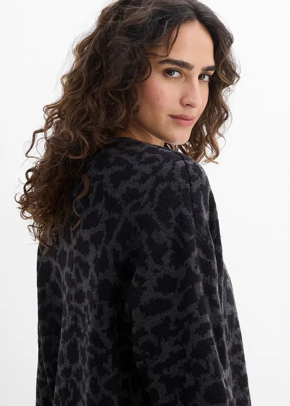 Grovstrikket cardigan, bonprix