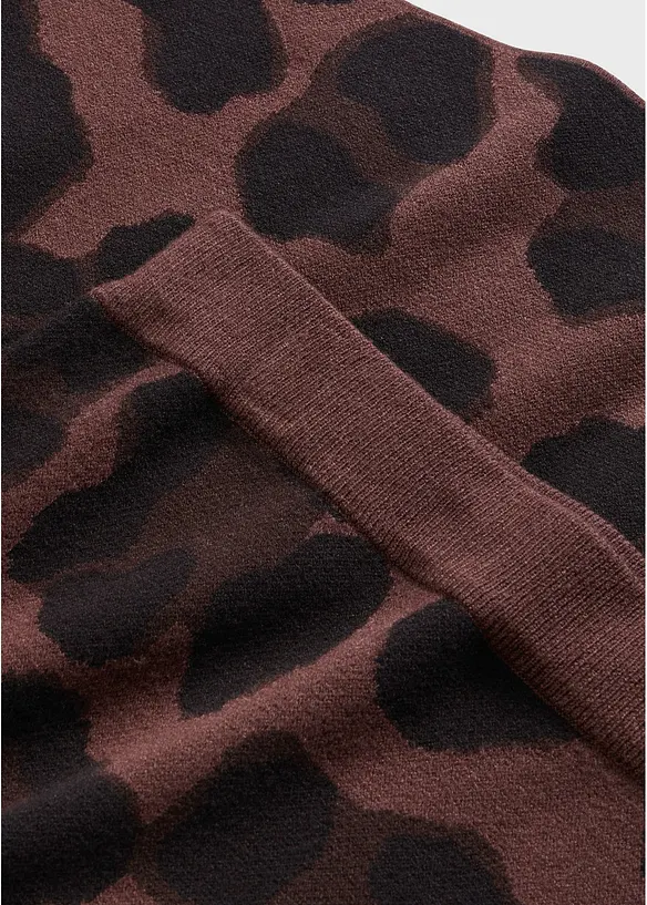 Strikket skj&oslash;rt med jacquardm&oslash;nster, bonprix