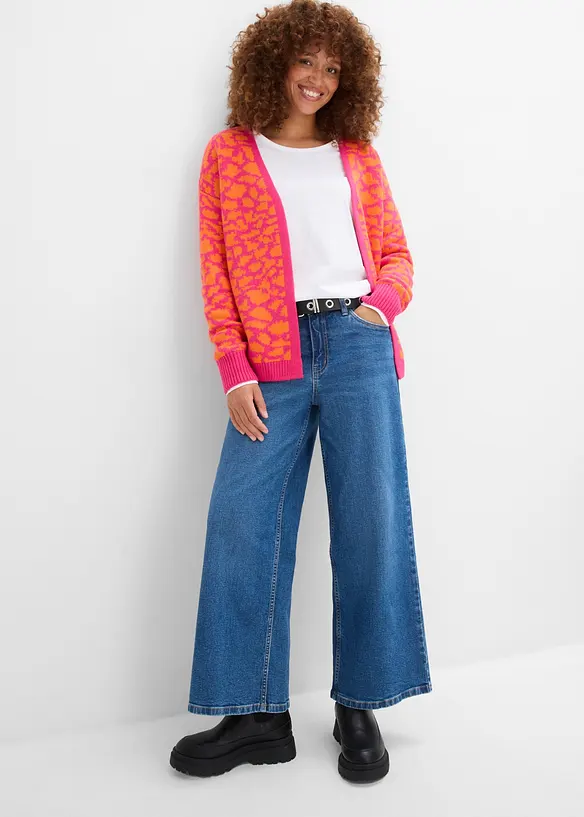 Grovstrikket cardigan, bonprix