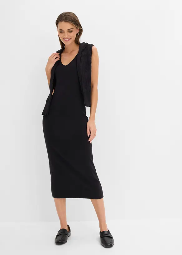Strikket kjolesett  (2-delt sett), bonprix