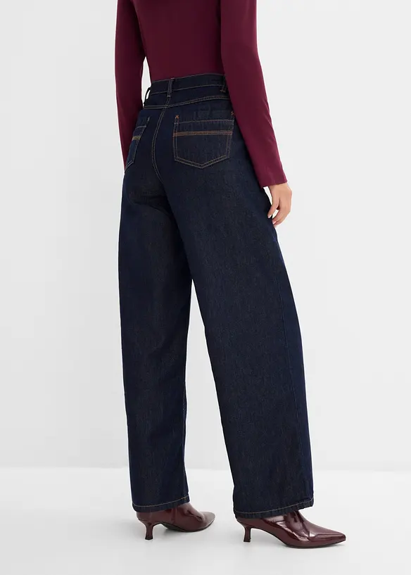 Wide leg jeans high waist, bonprix