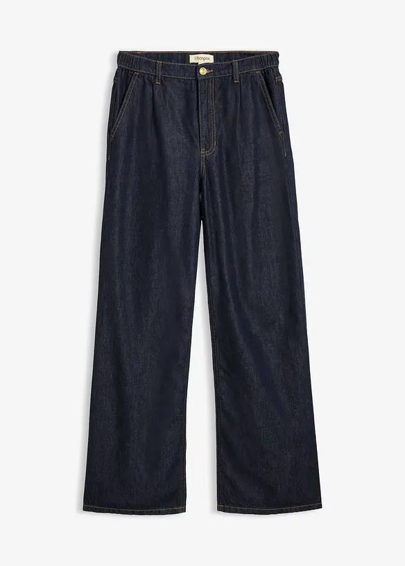 Wide leg jeans high waist, bonprix