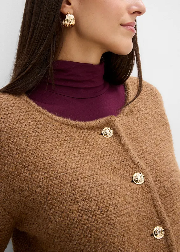 Cardigan i vid passform, bonprix