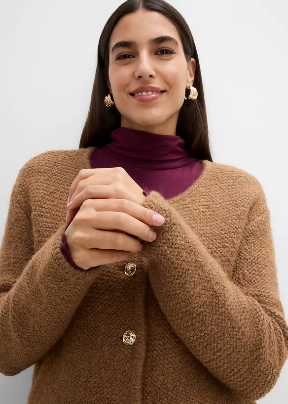 Cardigan i vid passform, bonprix