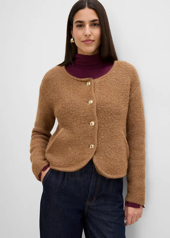 Cardigan i vid passform, bonprix