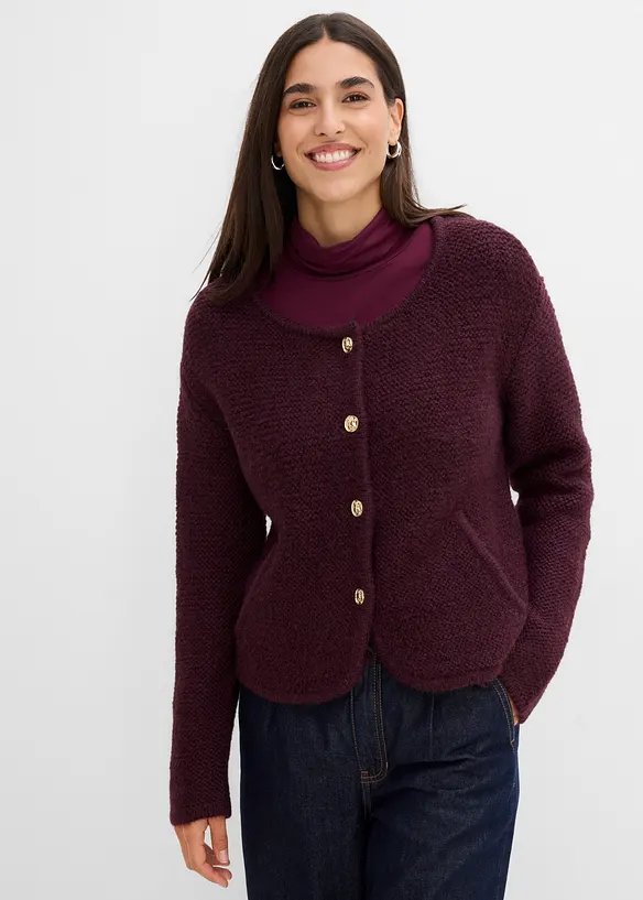 Cardigan i vid passform, bonprix
