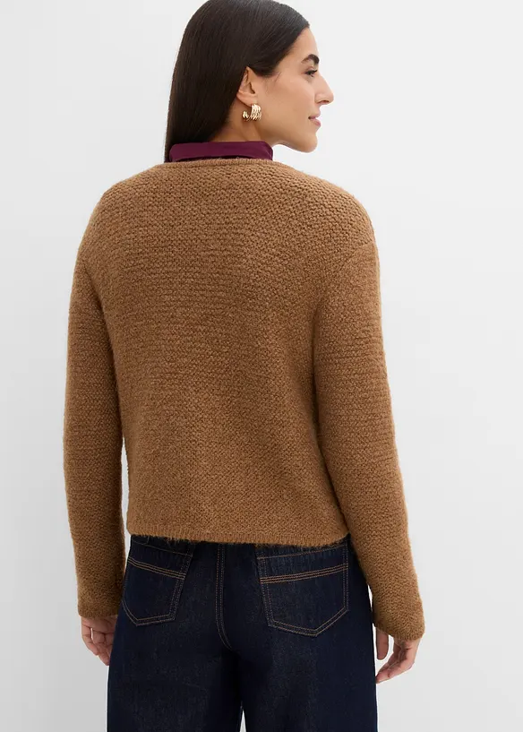 Cardigan i vid passform, bonprix