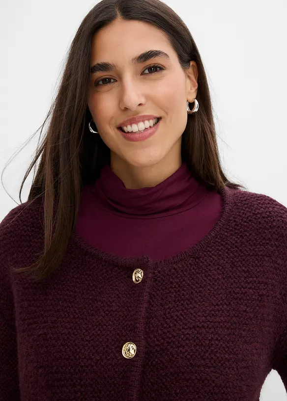Cardigan i vid passform, bonprix