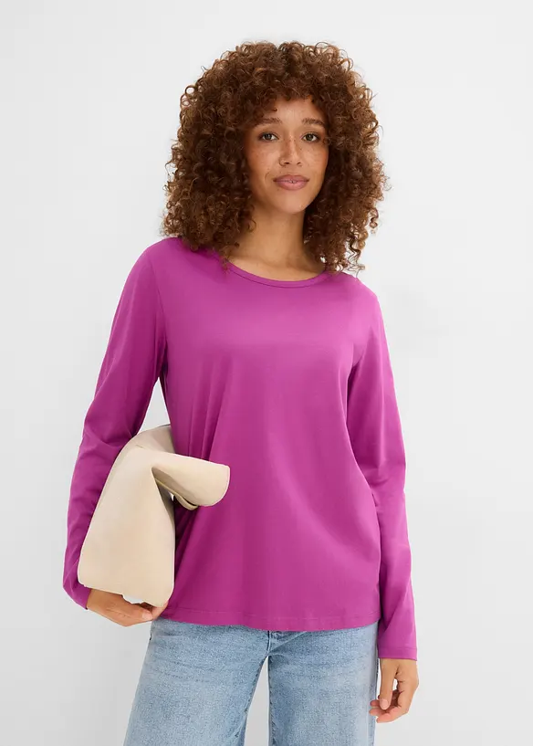 Langermet topp (5-pack), bonprix