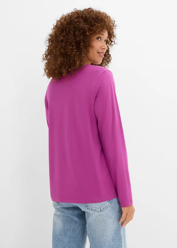 Langermet topp (5-pack), bonprix