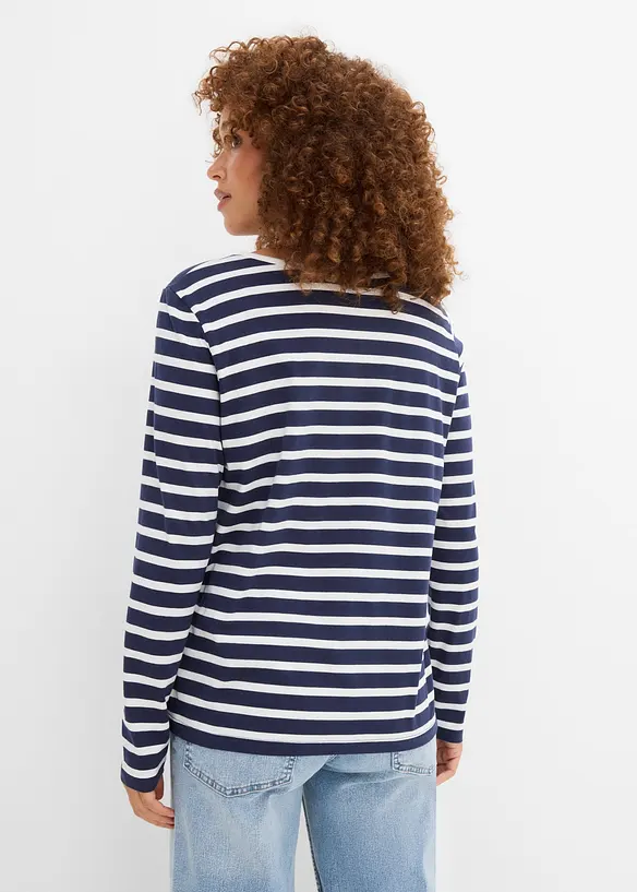 Langermet topp (3-pack), bonprix