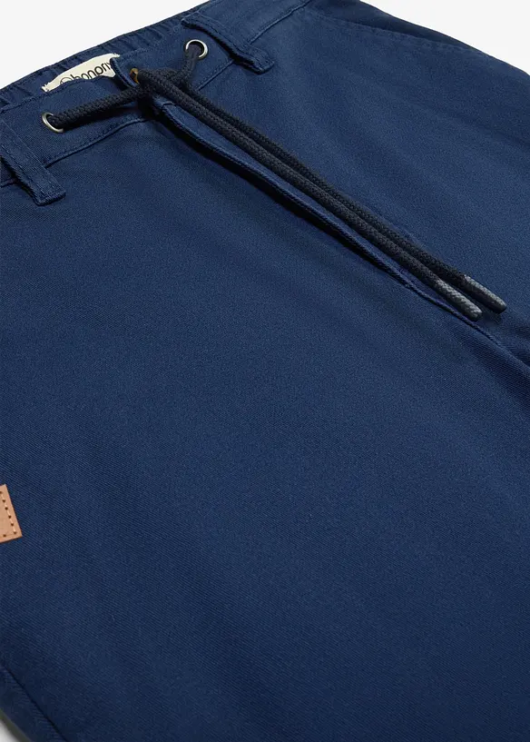 Classic fit chinos med stretch og vide ben, straight, bonprix