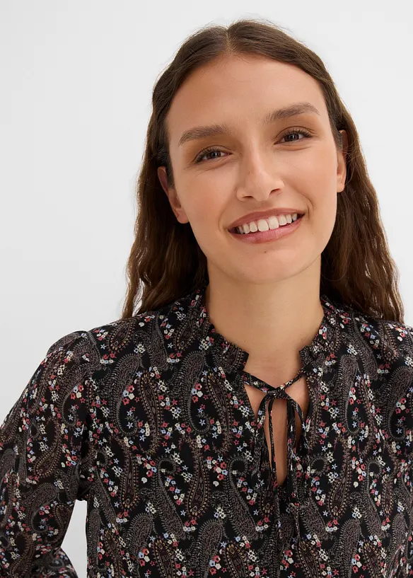 Bluse i lett chiffon, bonprix