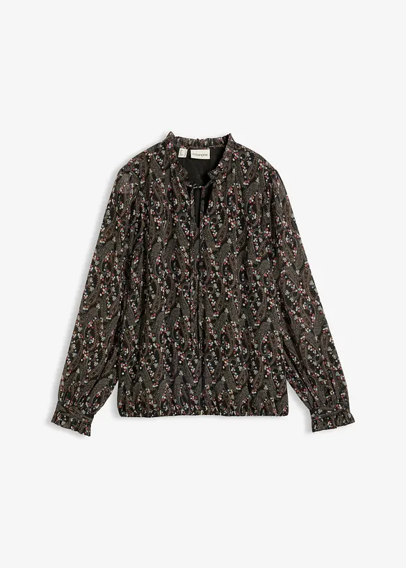 Bluse i lett chiffon, bonprix