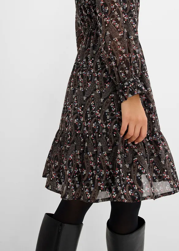 Chiffonkjole, bonprix