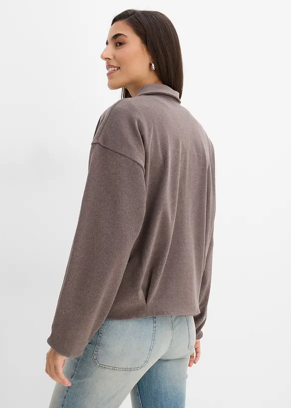 Jerseyjakke i ullstil, bonprix