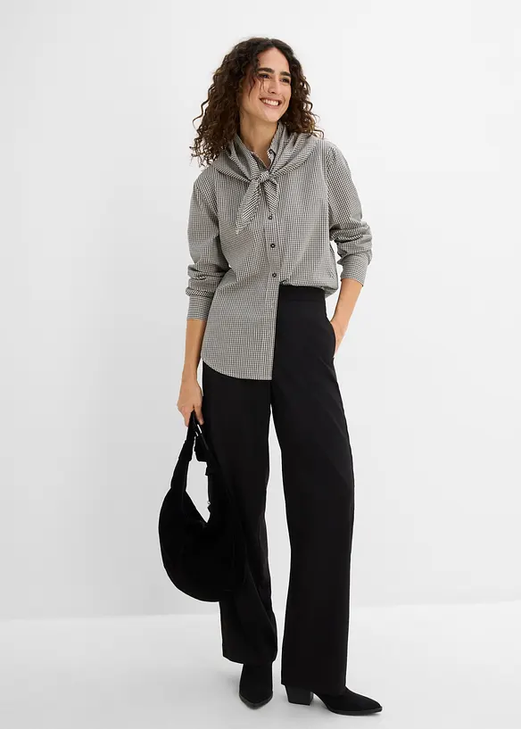 Bluse med avtagbart skjerf, bonprix
