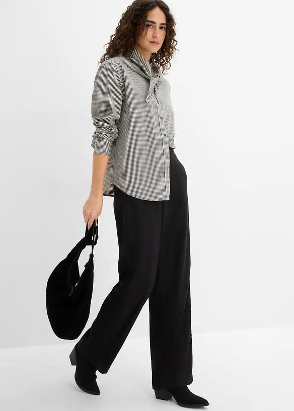 Bluse med avtagbart skjerf, bonprix