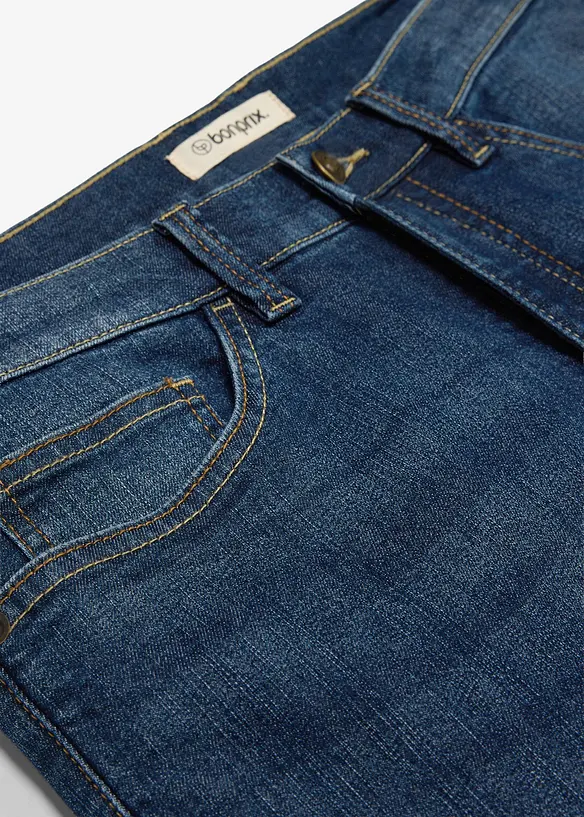 Regular fit jeans i lett denim, straight, bonprix
