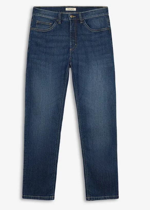 Regular fit jeans i lett denim, straight, bonprix