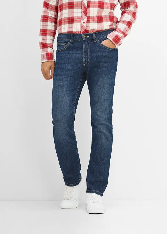 Regular fit jeans i lett denim, straight, bonprix