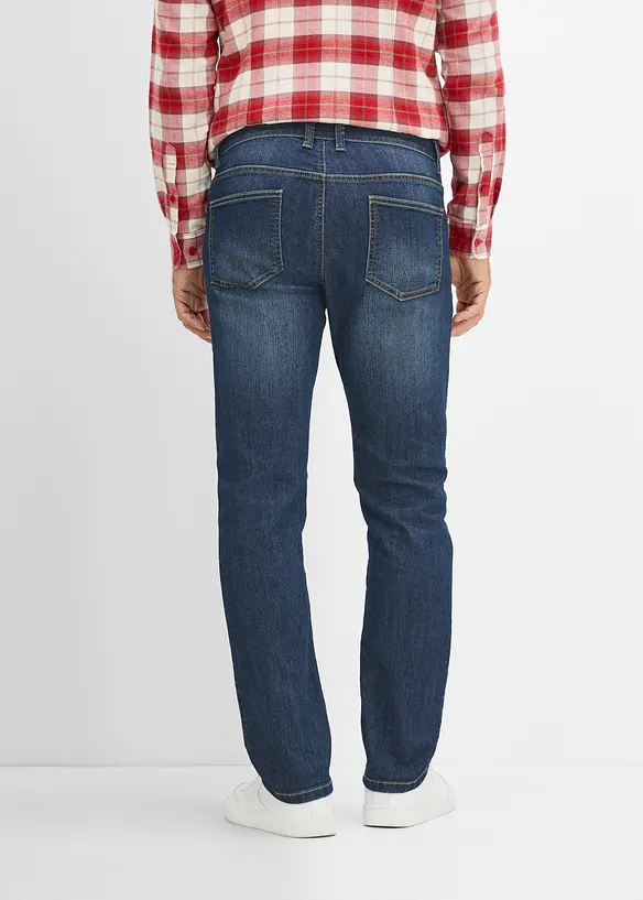 Regular fit jeans i lett denim, straight, bonprix