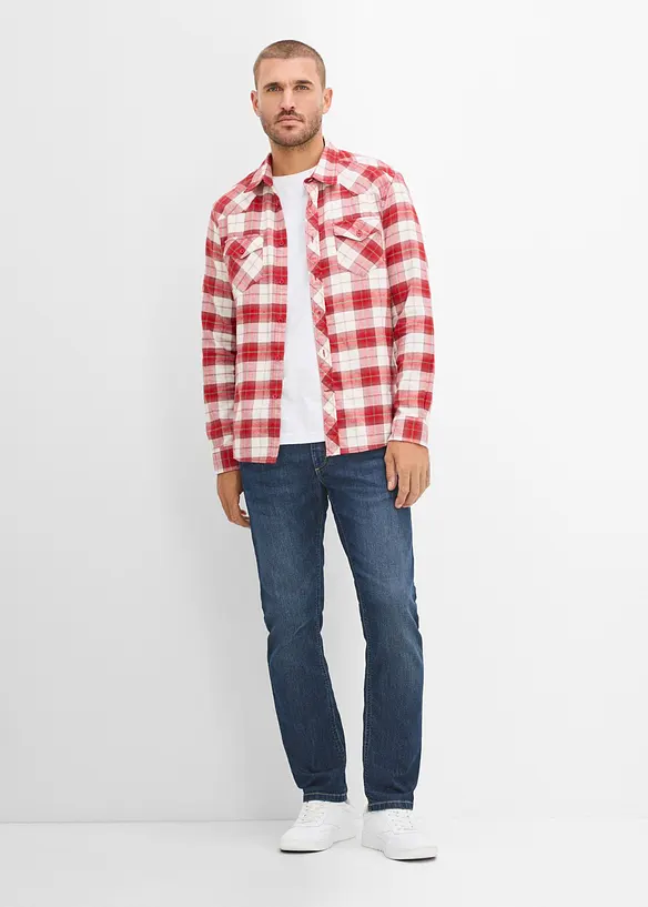 Regular fit jeans i lett denim, straight, bonprix