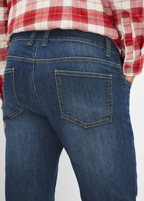 Regular fit jeans i lett denim, straight, bonprix