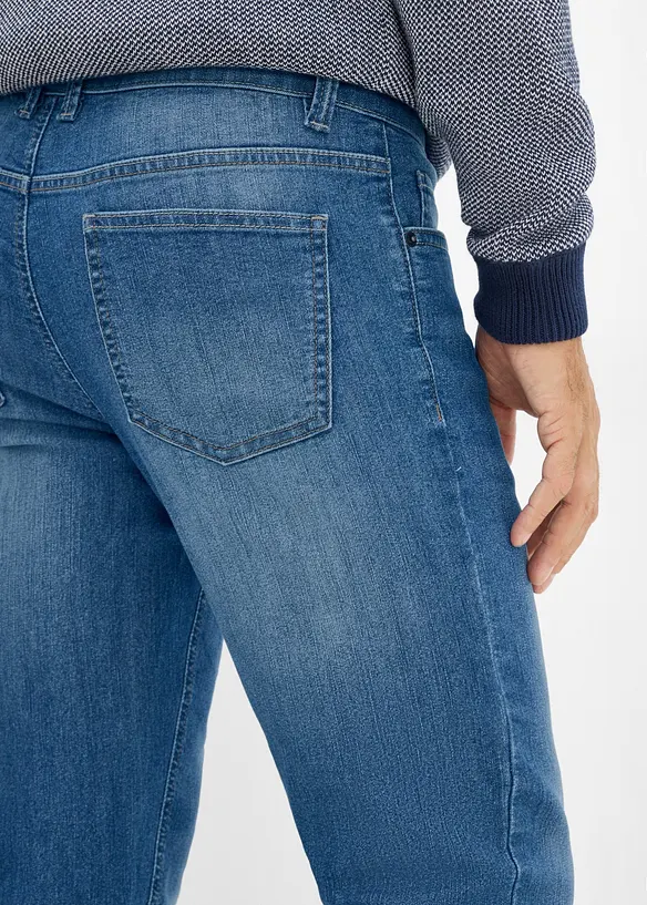 Regular fit jeans i lett denim, straight, bonprix