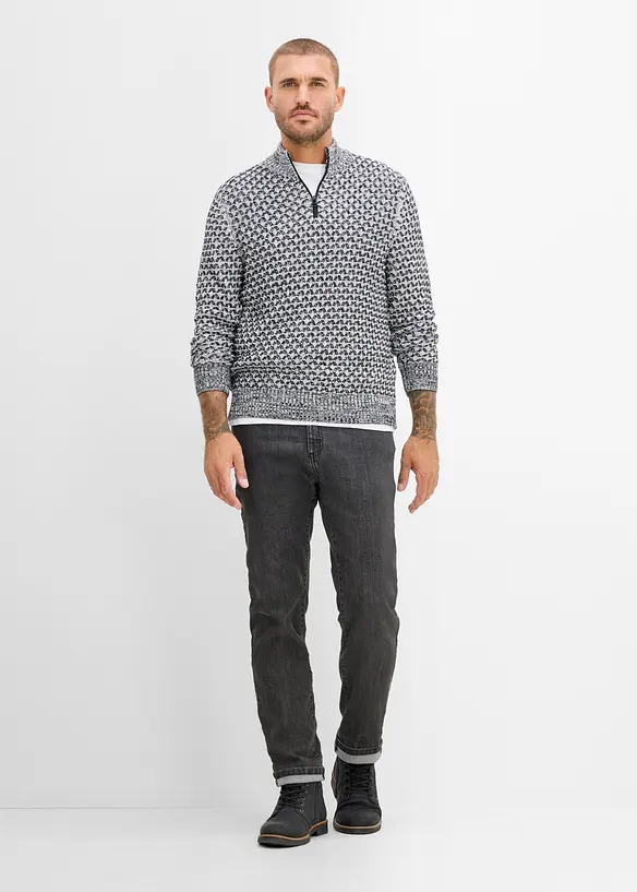 Classic fit jeans i lett denim, straight, bonprix