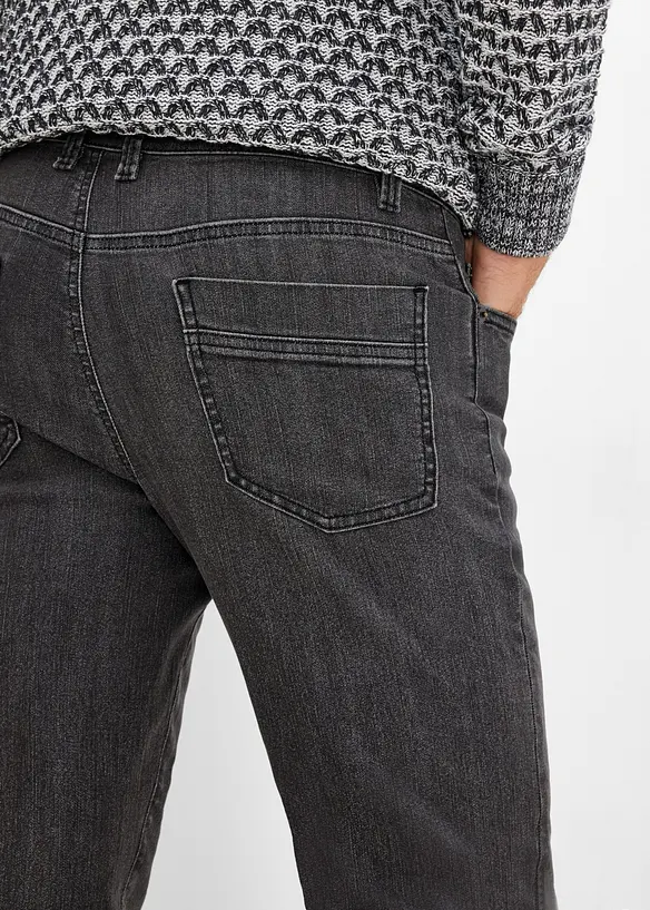 Classic fit jeans i lett denim, straight, bonprix