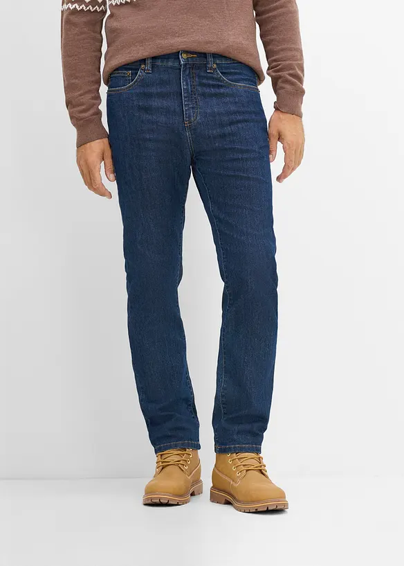 Classic fit jeans i lett denim, straight, bonprix