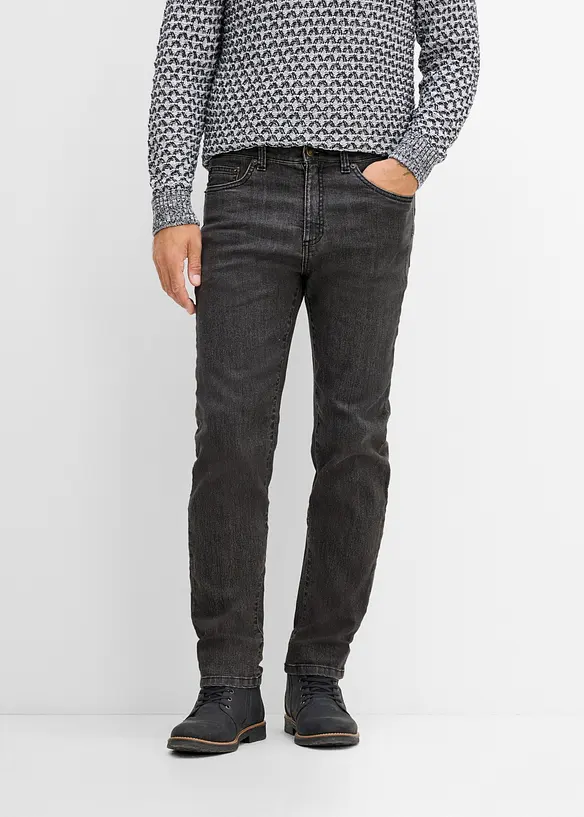 Classic fit jeans i lett denim, straight, bonprix