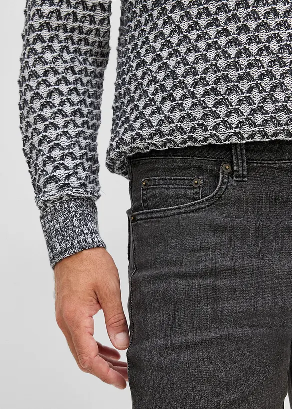 Classic fit jeans i lett denim, straight, bonprix