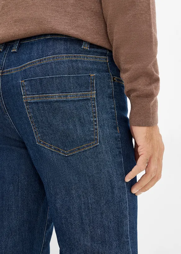 Classic fit jeans i lett denim, straight, bonprix