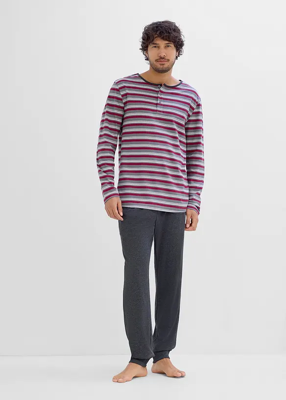 Pyjamas i 100% bomull, bonprix