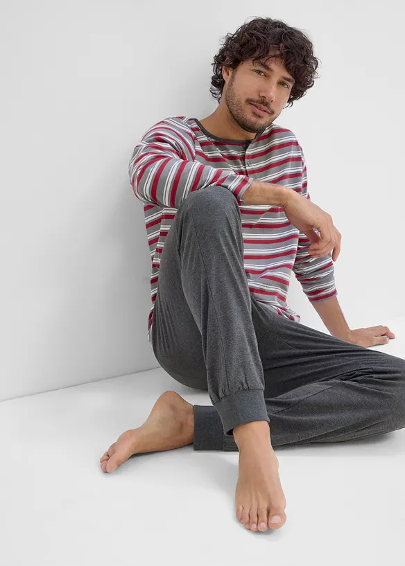 Pyjamas i 100% bomull, bonprix