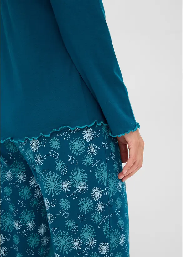 Pyjamas i 100% &oslash;kologisk bomull, bonprix