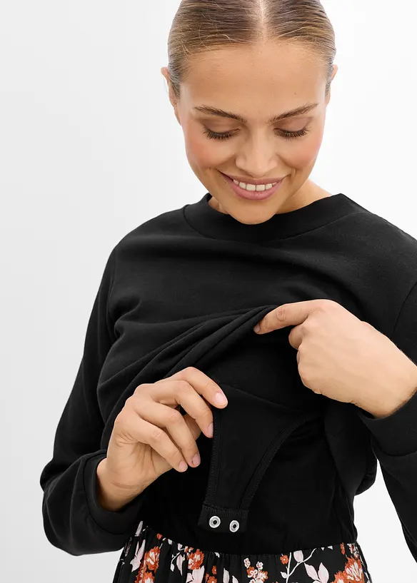 Mama kjole med sweatshirt (2-delt sett), bonprix