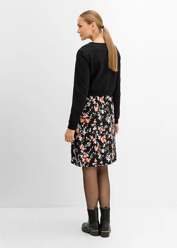 Mama kjole med sweatshirt (2-delt sett), bonprix