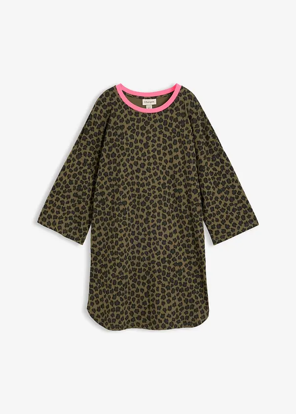 Lang, oversized topp i 100% &oslash;kologisk bomull, bonprix