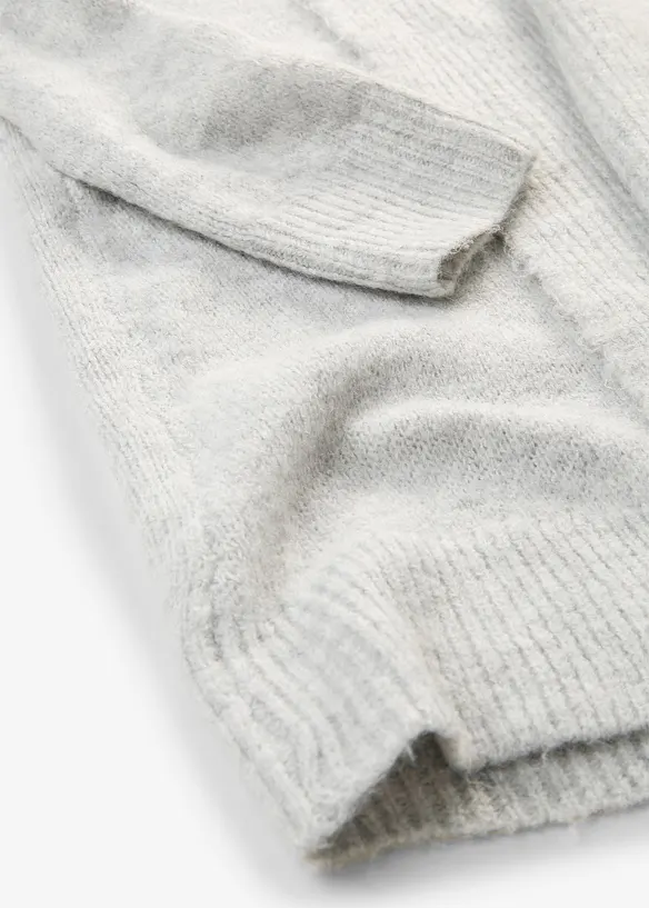 Lang cardigan med sjalskrage, bonprix