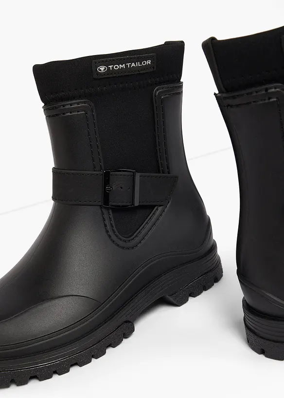 Gummist&oslash;vler med elastisk innfelling i skaftet fra Tom Tailor, Tom Tailor