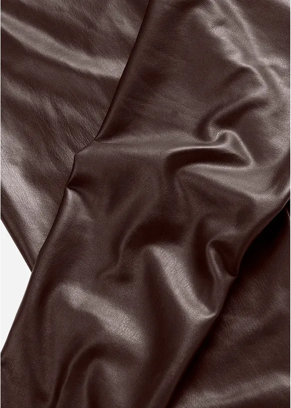 Varmende leggings i imitert skinn, bonprix