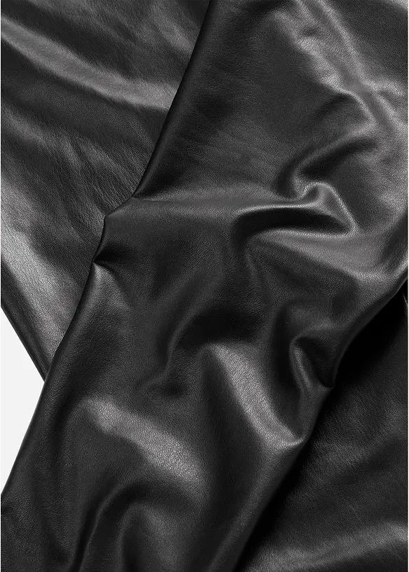 Varmende leggings i imitert skinn, bonprix