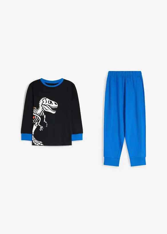 Pyjamas i 100% &oslash;kologisk bomull, bonprix