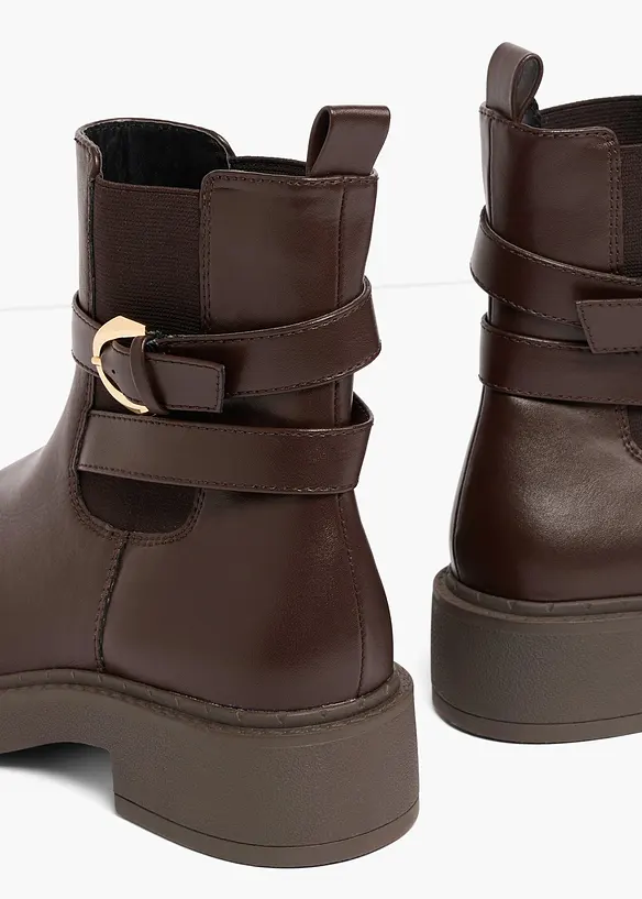 Chelseaboots med spenne, bonprix