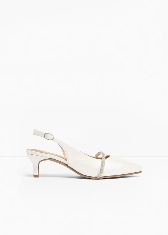 Slingbacks med glitterstener, bonprix