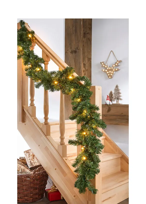 LED-kunstig gran-girlander, bonprix