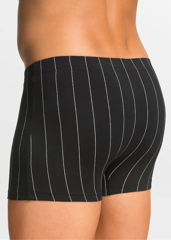Boksershorts med bomull i ettersittende modell (3-pack), bonprix